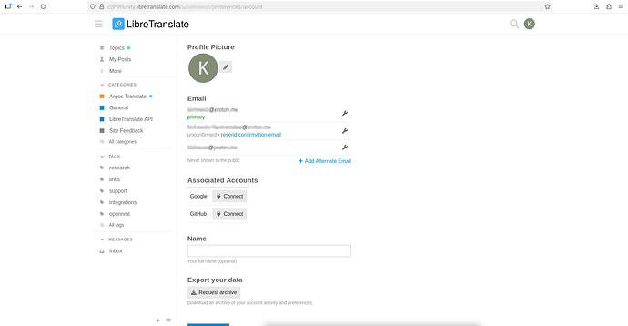 EmailErrorLiTranslateForum